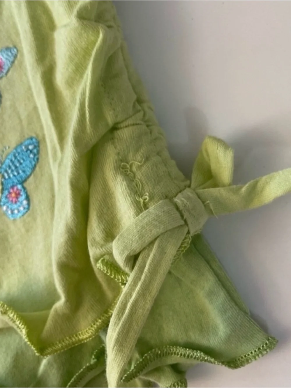 NWT Gymboree 2006 Butterfly Ruffle layer Sleeve Tee Bike Short Sunglasses Sock